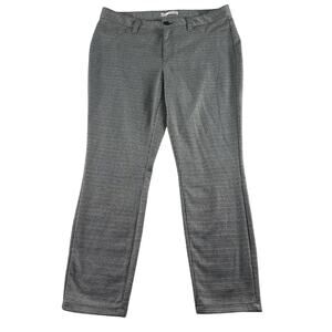 LC Lauren Conrad XL Super Skinny Pants Mid Rise Womens Multicolor Houndstooth